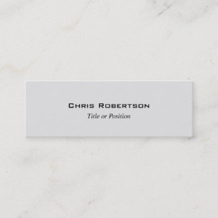 Stylish Trendy Grey Charming Business Card