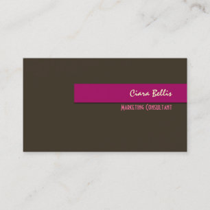 Stylish trendy retro colors business cards