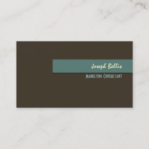 Stylish trendy retro colors business cards