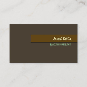 Stylish trendy retro colors business cards
