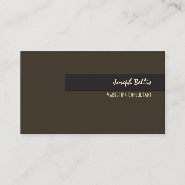 Stylish trendy retro colors business cards (Front)