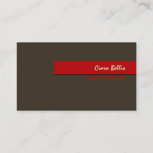 Stylish trendy retro colors business cards