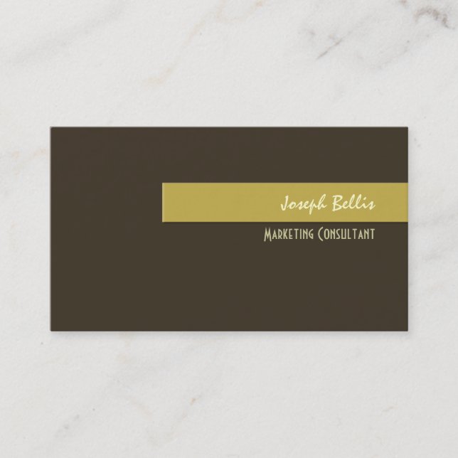 Stylish trendy retro colors business cards (Front)