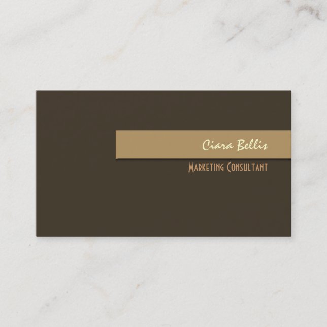 Stylish trendy retro colors business cards (Front)