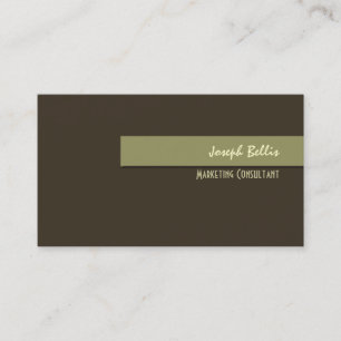 Stylish trendy retro colors business cards