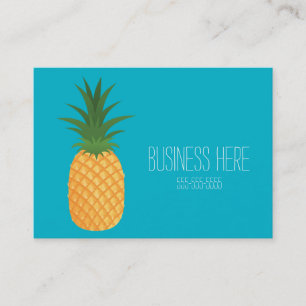 Stylish Trendy Tropical Pineapple Graphic Fruit Business Card