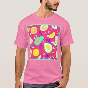 Stylish Tropical Fruits Patterns Art. Buy Now T-Shirt