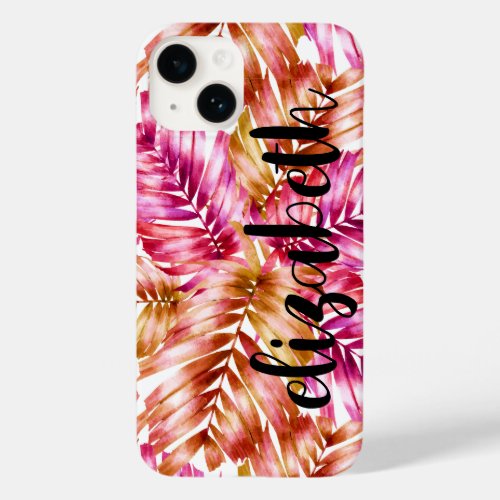 Stylish Tropical Palms Case_Mate iPhone 14 Case