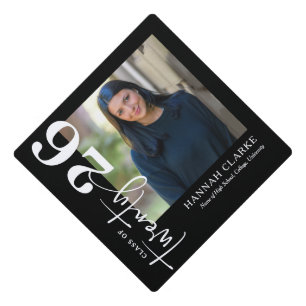 Stylish Twenty26 Photo Keepsake Gift Graduation Cap Topper