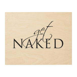 Stylish Typographic Black and White Bathroom Sign