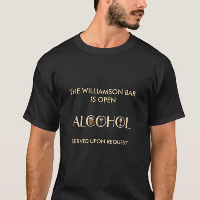 Stylish Unique Beer Wine Martini Name T-Shirt (Creator Uploaded)