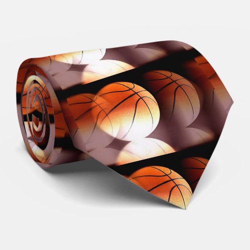 Stylish Unique Modern Basketball Tie