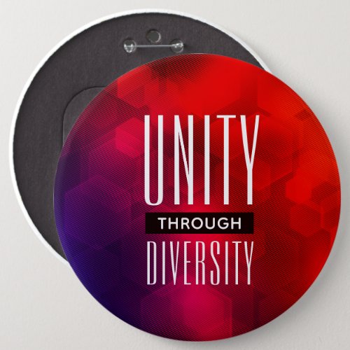Stylish Unity Through Diversity Button