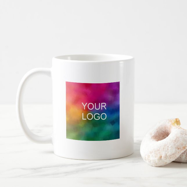 Stylish Upload Your Logo Here Promotional Brand Coffee Mug (With Donut)