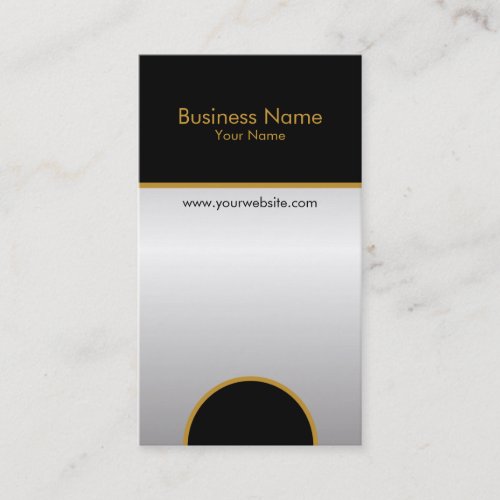 Stylish vertical business card template