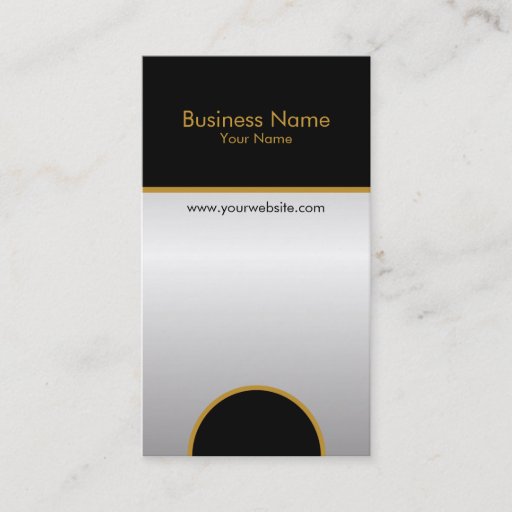 Customizable Stylish vertical business card template