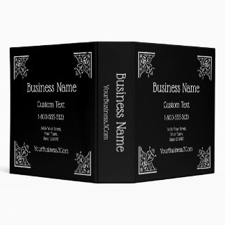 Stylish, Vintage Elegant Business  3 Ring Binder