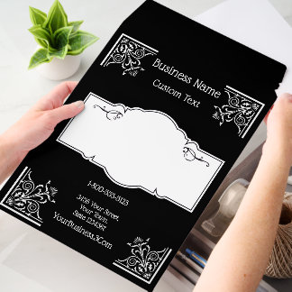 Stylish, Vintage Elegant Business Envelope Mailers