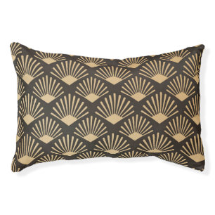 Stylish Vintage Gatsby Art Deco Fan Pattern Pet Bed