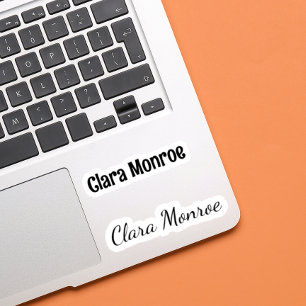 Stylish Vinyl Personalized Name Sticker