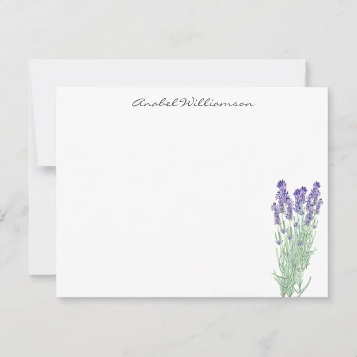 Details about   Personalized Watercolor Stationery  Vibrant Botanical Note Cards/Notepad For Her 