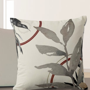 Stylish Watercolor Throw Pillow