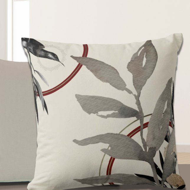 Stylish Watercolor Throw Pillow (Creator Uploaded)