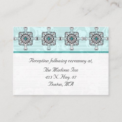 Stylish Wedding enclosure cards Business Card