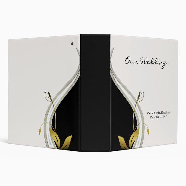 Stylish Wedding Photo Album Binder (Background)