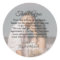 stylish wedding  photo classic script thank you 