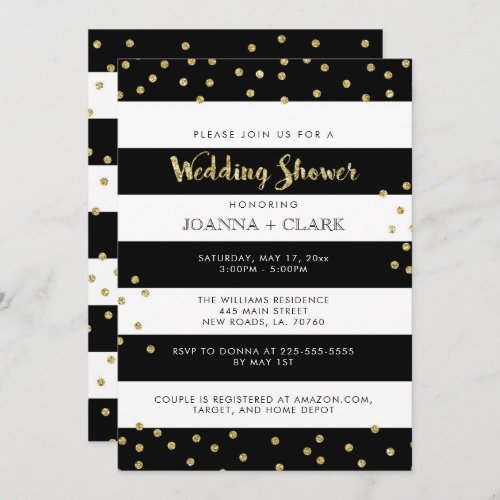 Stylish Wedding Shower Invitations