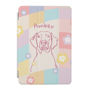 Stylish Weimaraner Simple Colorful Dog iPad Mini Cover