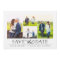 Stylish White 4 Photo Save the Date