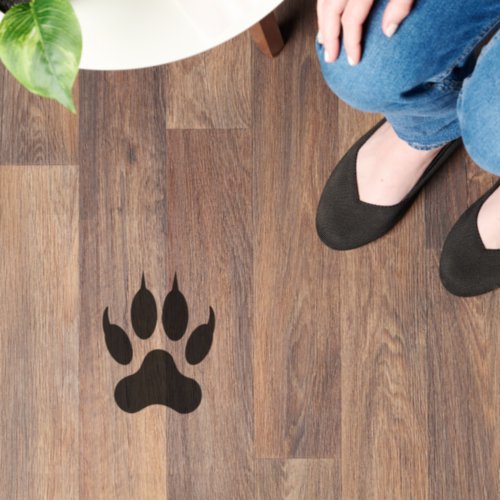 Stylish White Black Animal Lion Tiger Floor Decals