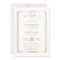 Stylish White & Gold Mountain Wedding