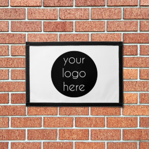 Stylish White Modern Professional Business Logo   Pennant