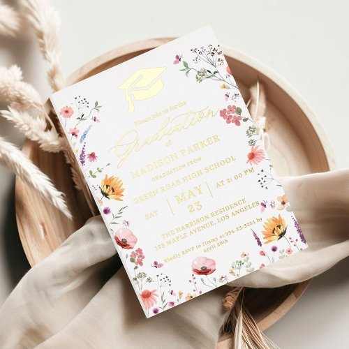 Stylish Wildflower Meadow Garden  Graduation