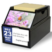 Stylish Wise Proverb Quotes Organizer & Calendar (Front Right)