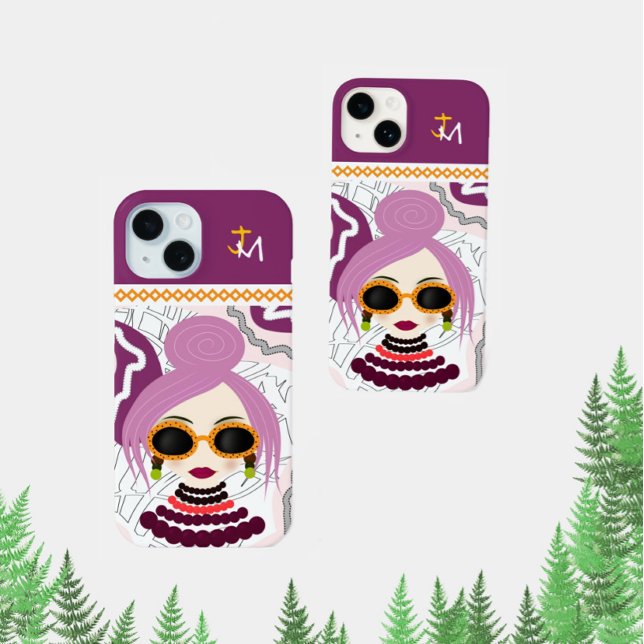 Stylish woman Case-Mate iPhone case (Creator Uploaded)