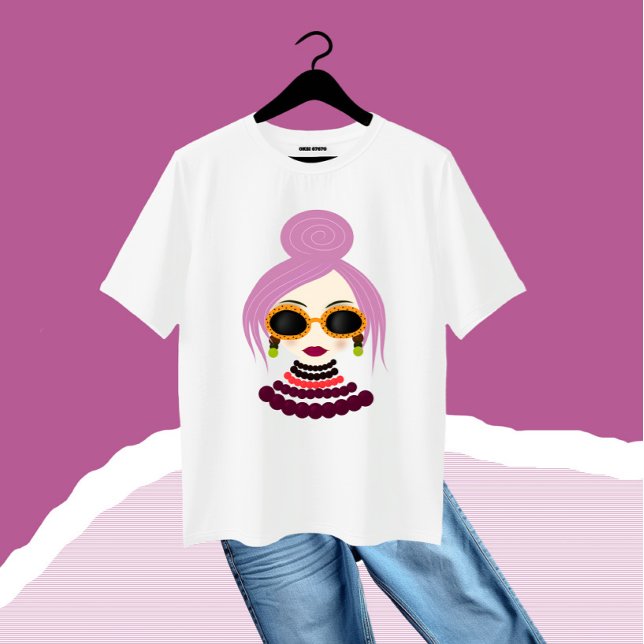 Stylish woman plus size T-Shirt (Creator Uploaded)