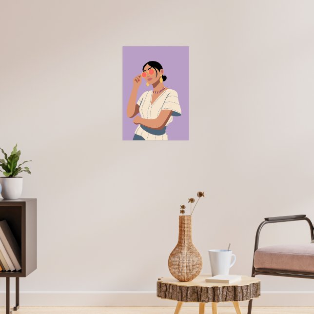 Stylish woman poster (Living Room 3)