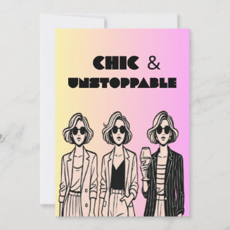 Stylish women card for women - Bold & Trendy