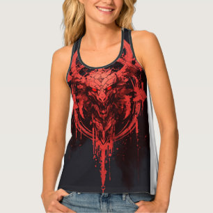 Stylish Women’s All-Over Print Racerback Tank Top