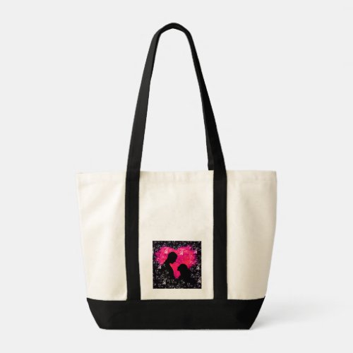 Stylish Womens Tote Bag with a Romantic Flare