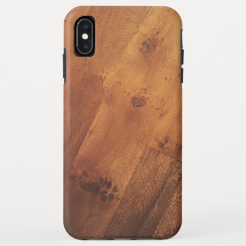 Stylish Wood Grain Woodgrain Wood Look iPhone XS Max Case