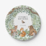 Stylish Woodland Forest Animals Baby Shower Favors Paper Plates