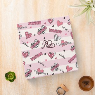 Stylish XOXO Valentine's Day Patterned  