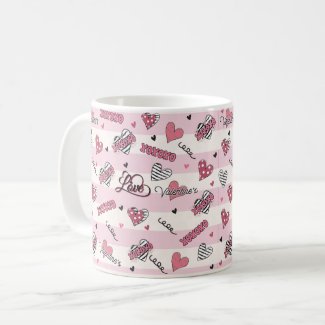 Stylish XOXO Valentine's Day Patterned