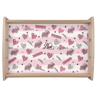 Stylish XOXO Valentine's Day Patterned 