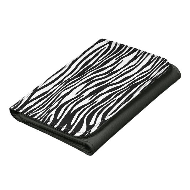 Stylish Zebra Print Wallet (Bottom)